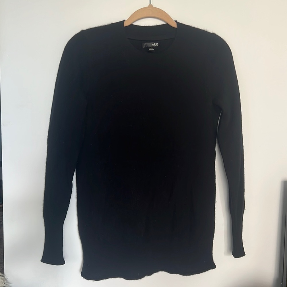 Aqua 100% Cashmere crew neck - Size S
